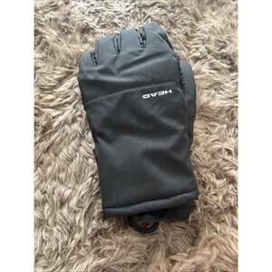 Head Men's Waterproof Hybrid Gloves Large Black Windproof Touchscreen Compatible